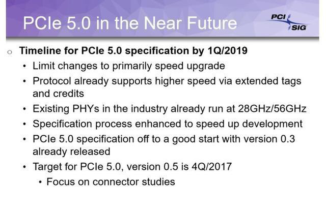 PCIe 5.0 in the Near Future